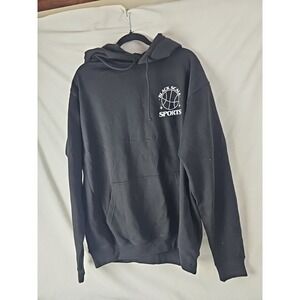 Black Scale Hoodie Mens 2XL Black Graphic Sweatshirt Grunge Goth Asap Mob Rocky